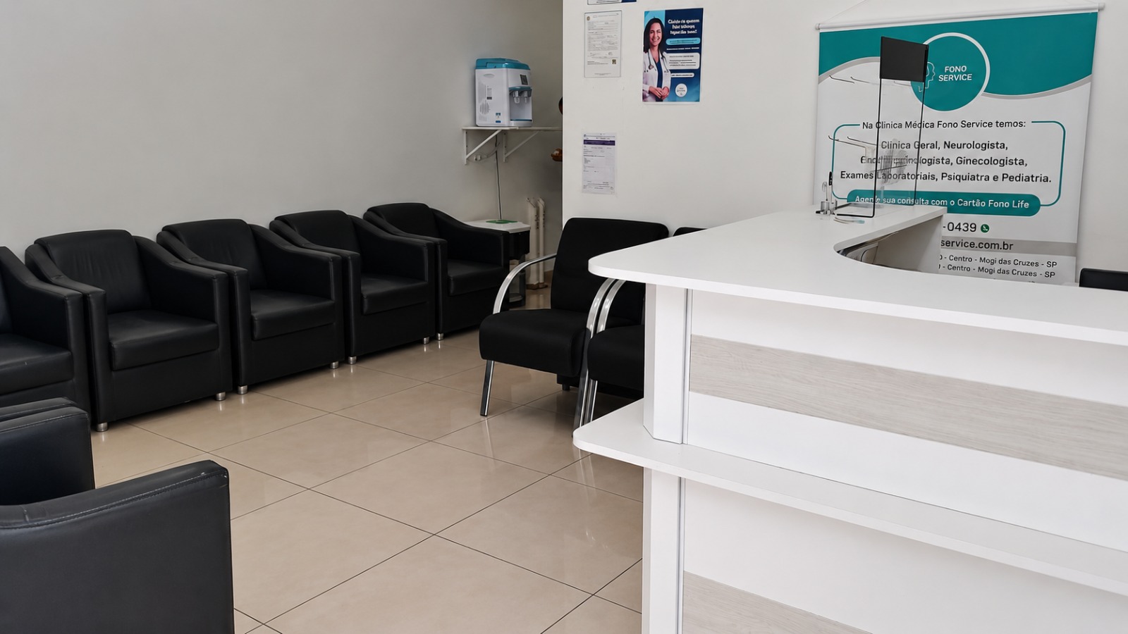 Recepção da Medfono em Mogi das Cruzes